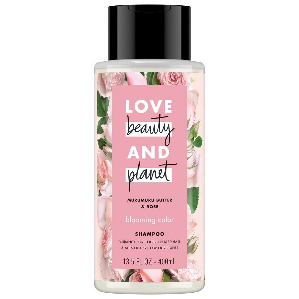 Love Beauty And Planet Murumuru Butter & Rose Blooming Color Shampoo - 13.5 fl oz | Target