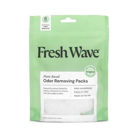 Fresh Wave Odor Eliminating & Deodorizing Packs, Bag of 6 | Walmart (US)