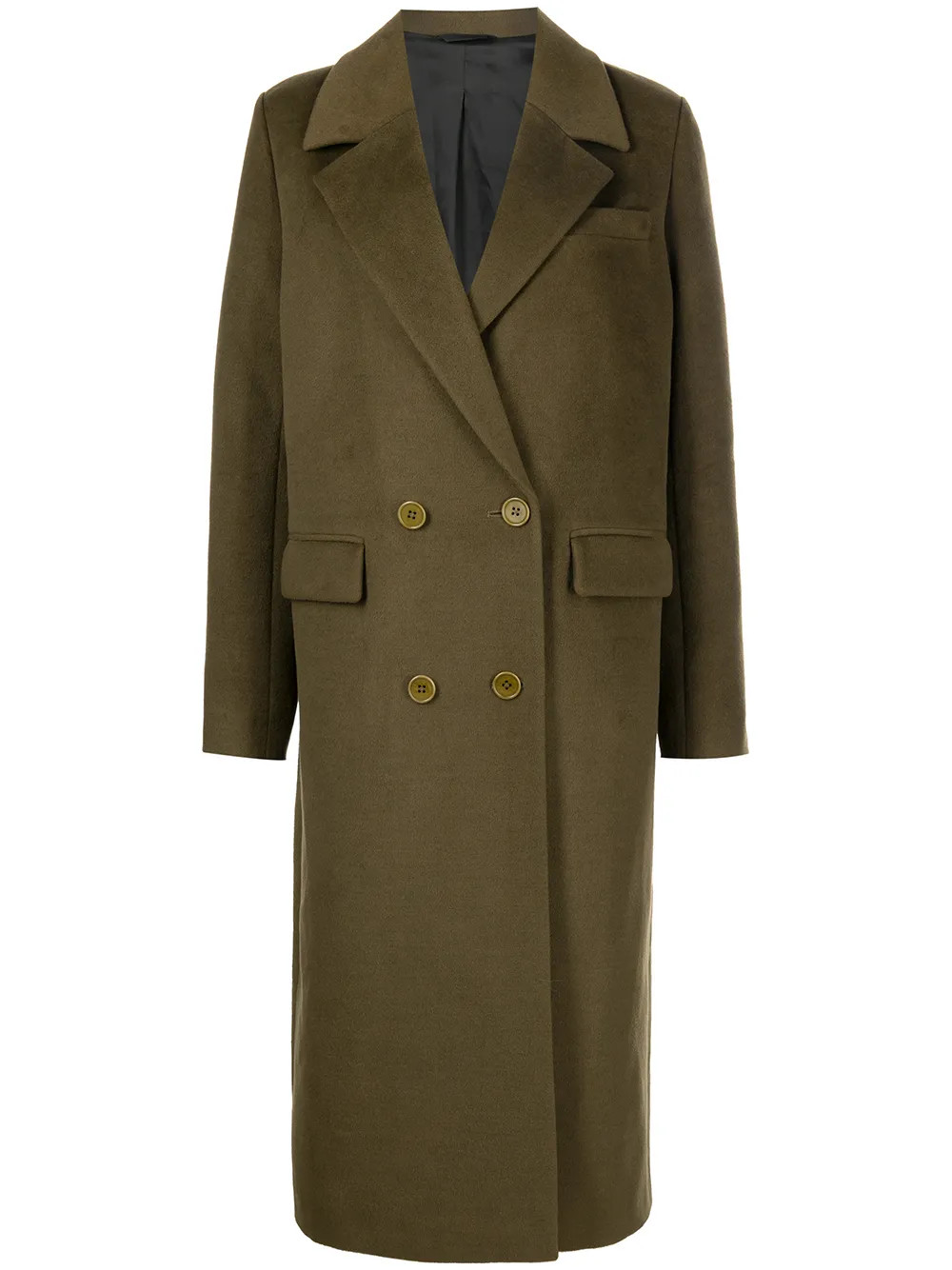 Apparis buttoned-up double-breasted Coat - Farfetch | Farfetch Global