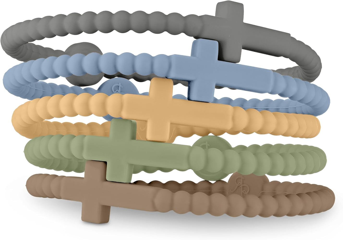 Ryan & Rose Jesus Bracelets - Cross Silicone Bracelet | Amazon (US)