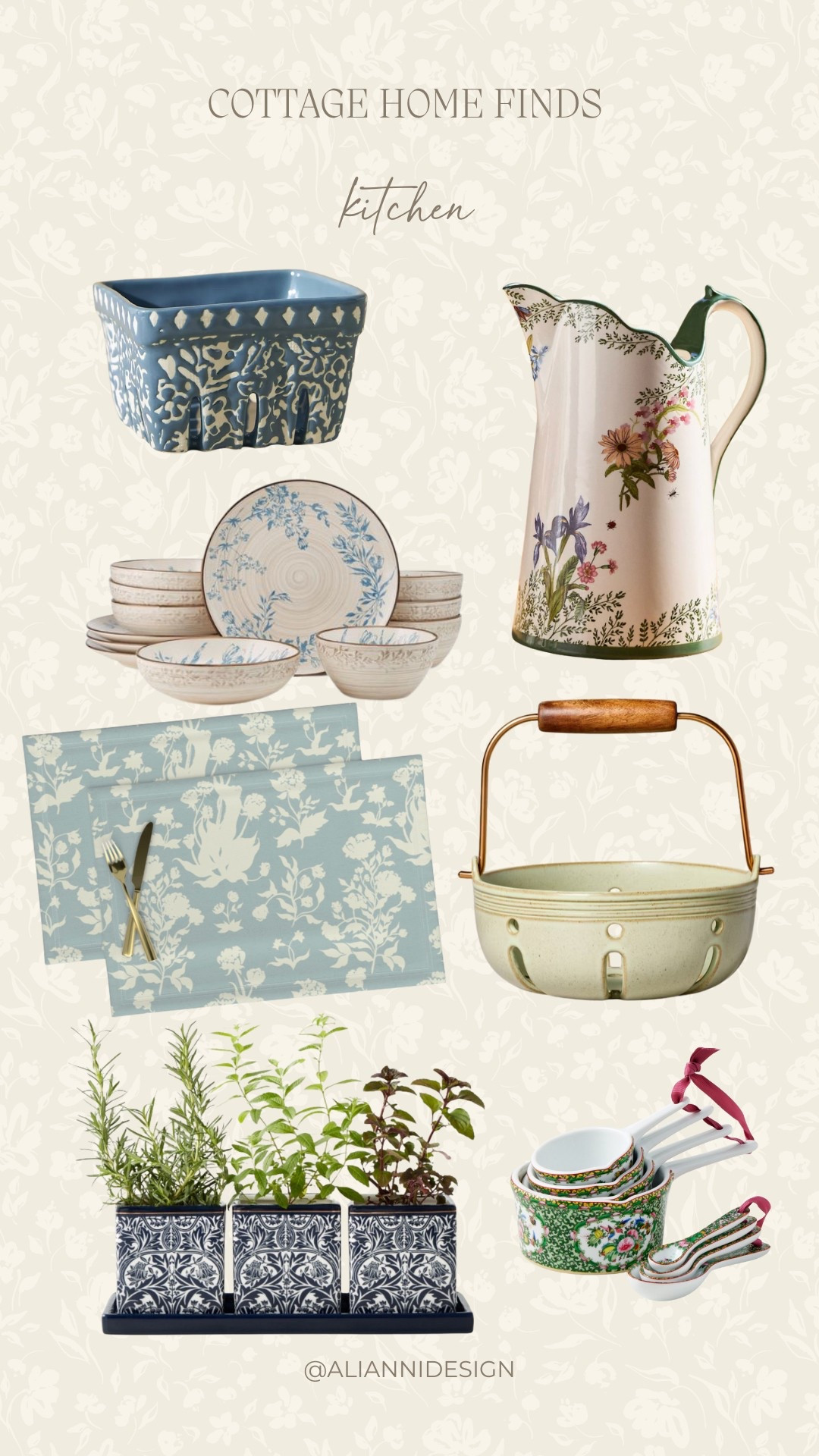 Cottage kitchen finds- whimsical and charming! 

Featuring my “Elinor” design on placemats found on Spoonflower (tagged) and Little Cocalico. 

#LTKStyleTip #LTKHome
