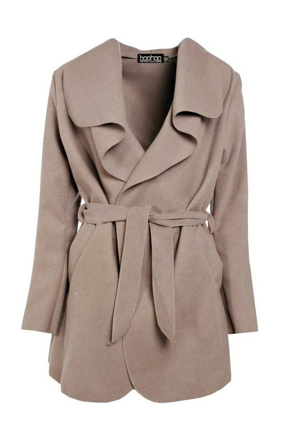 Waterfall Coat | Boohoo.com (US & CA)