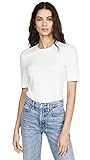 Club Monaco Women's Perfect TEE, White, Small | Amazon (US)