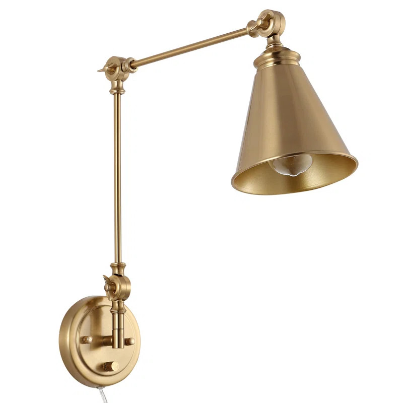 Melstone 1 - Light Gold Swing Arm | Wayfair Professional