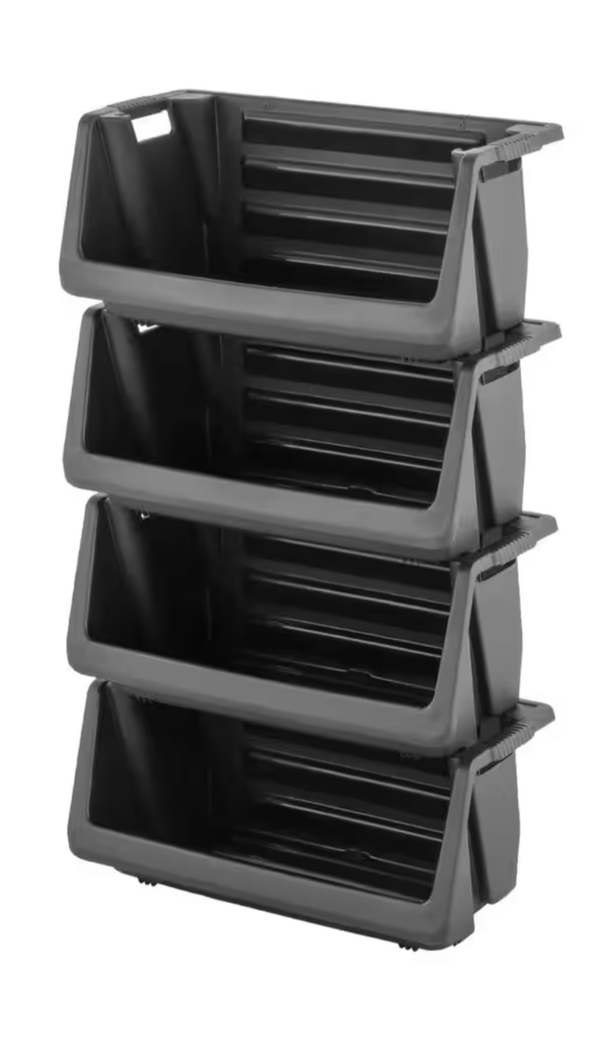 Stackable storage bins