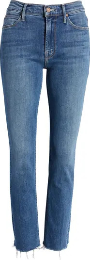 MOTHER The Dazzler Raw Hem Ankle Jeans | Nordstrom | Nordstrom Canada