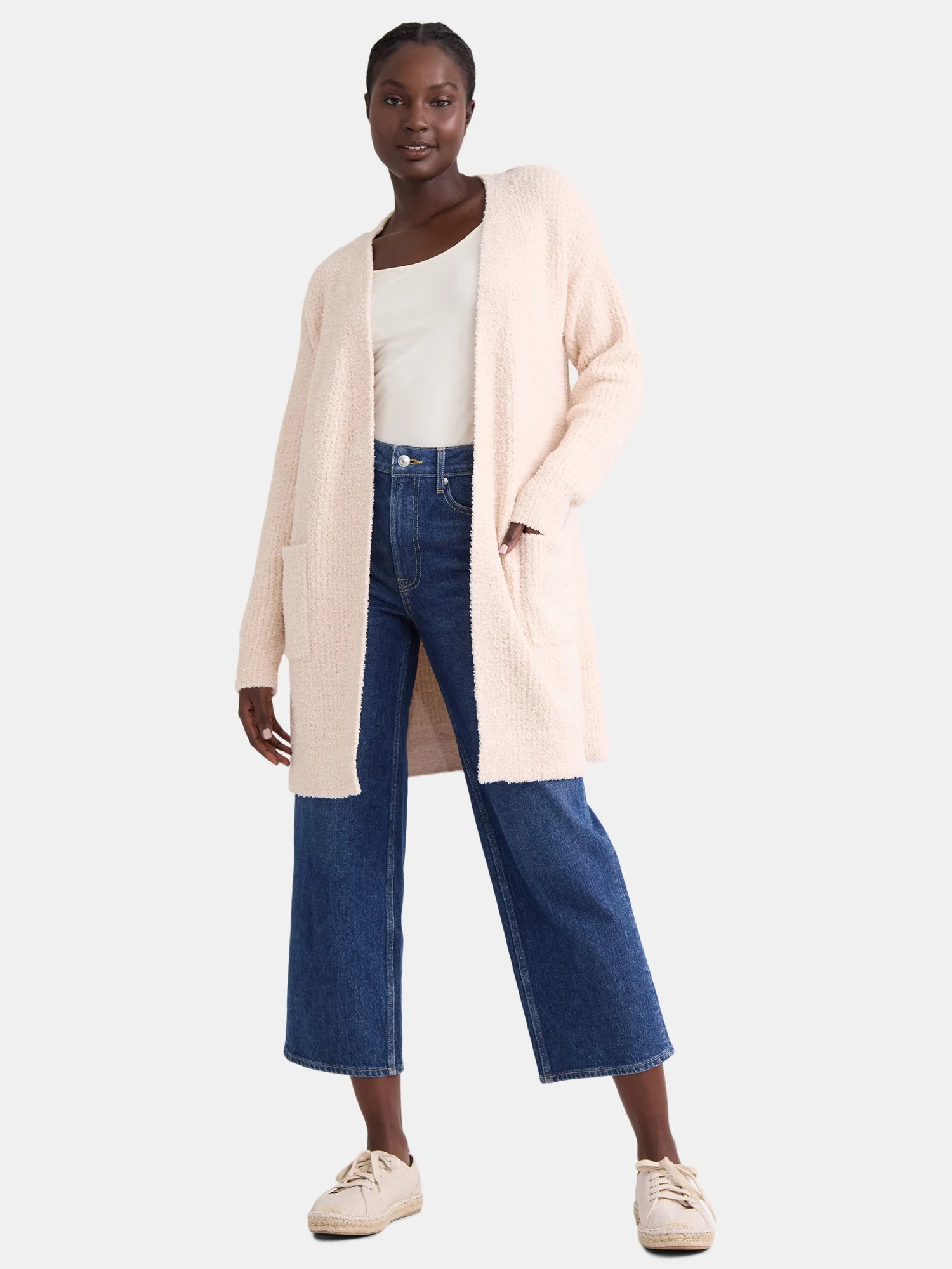 Time and Tru Women's Super Soft Cardigan, Size XS-XXXL - Walmart.com | Walmart (US)