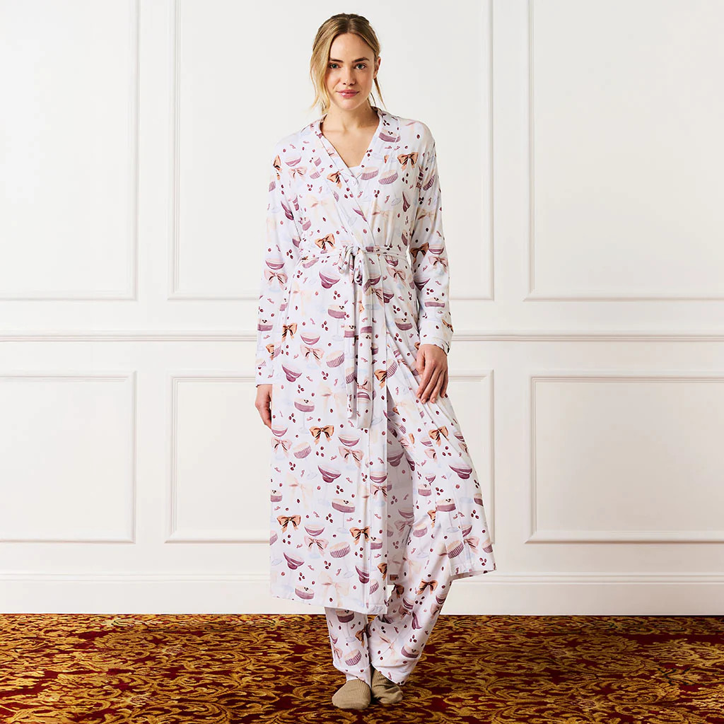 Cocktail Brown Adult Luxe Robe | Espresso Martini | Posh Peanut