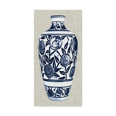 Trademark Fine Art 'Blue & White Vase IV' Canvas Art by Unknown | Walmart (US)