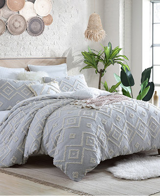Astonishing Rukai Clip Jacquard Gauze 5 Piece Comforter Set Collection - Macy's | Macy's