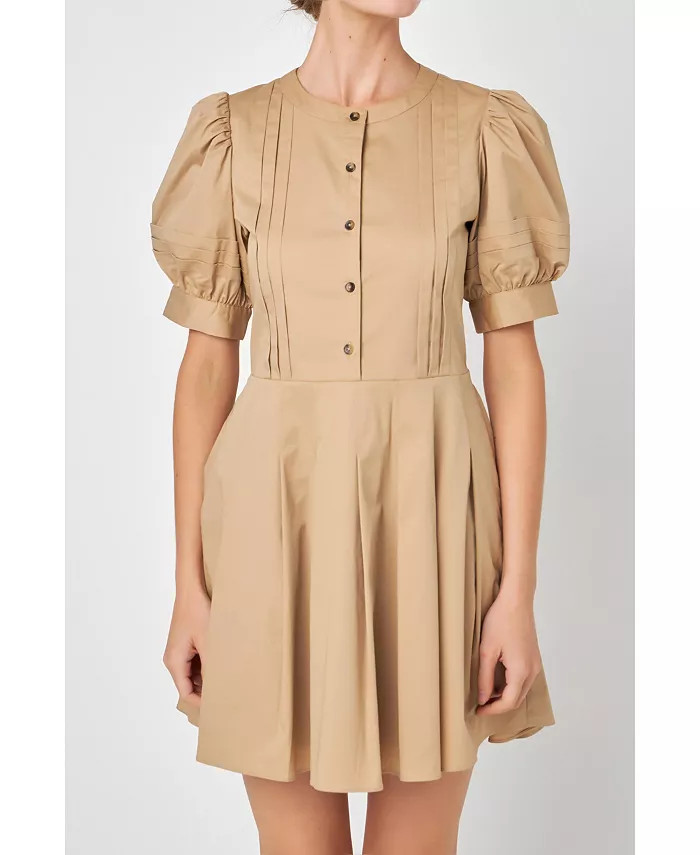Women's Pintuck Pleated Dress | Macy's