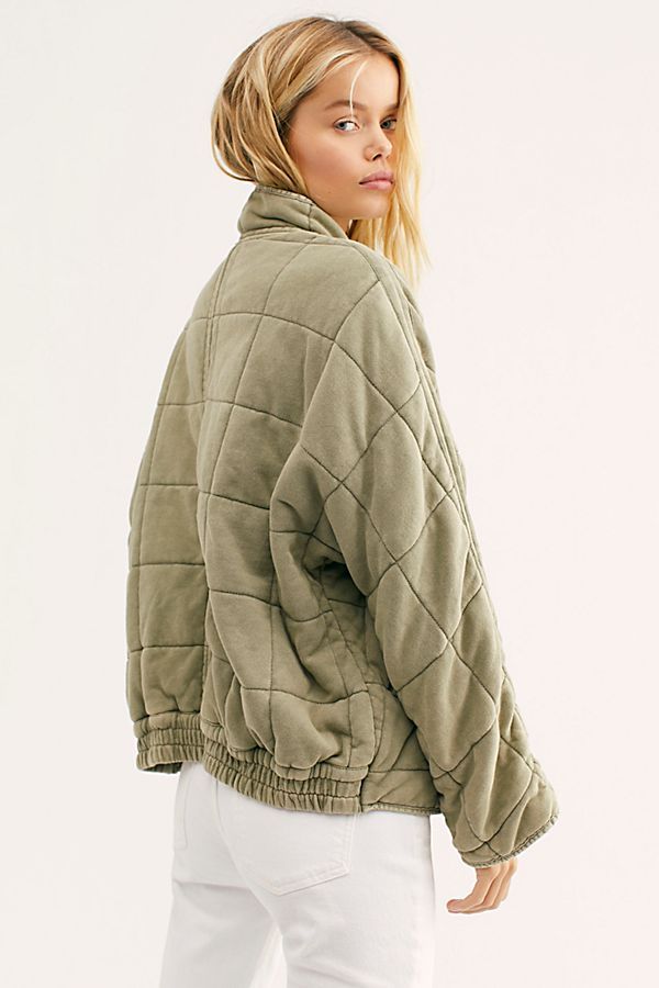 Dolman Quilted Knit Jacket | Free People (Global - UK&FR Excluded)