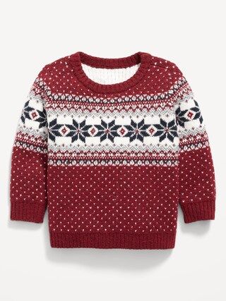 Unisex Fair Isle Sweater for Baby | Old Navy (US)