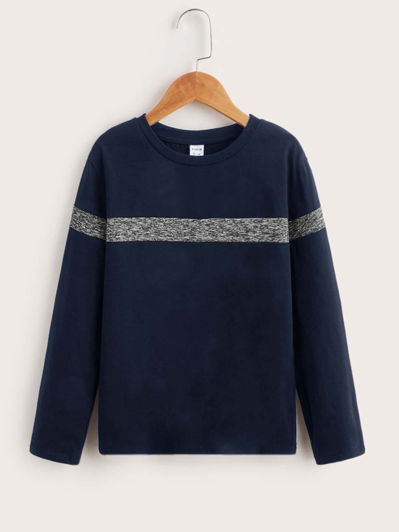 SHEIN Boys Two Tone Tee | SHEIN