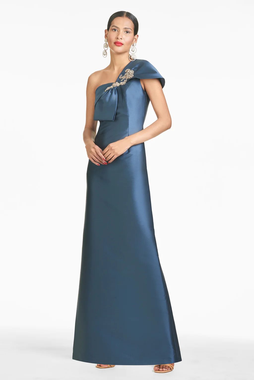 Ines Gown - Steel Blue | Sachin and Babi