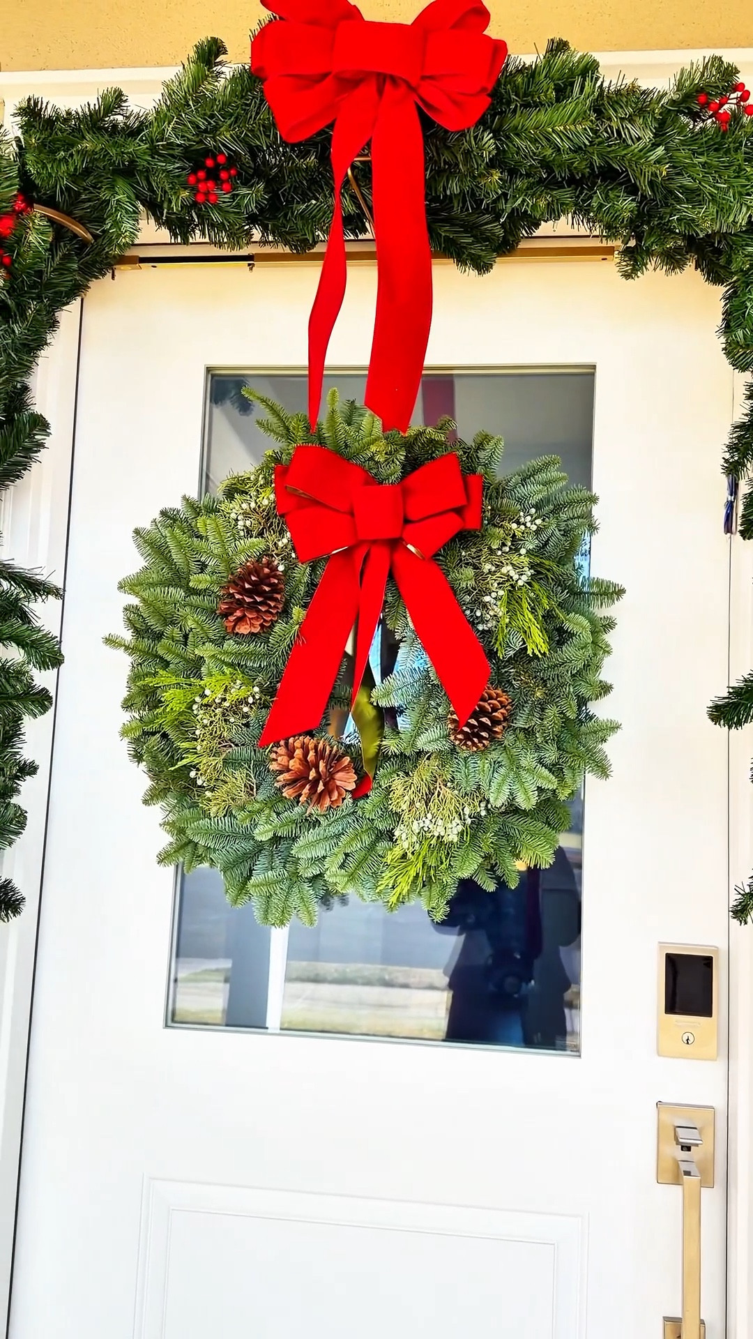 My tips for making your own bows! This gorgeous red ribbon from Target is thin and I did 4 or 5 layers of ribbon before I cut it! I cut it long enough on the backside that it’s secured with a wreath wire from Amazon. Make sure to twist the wire tight. Cut another piece to cinch around the wire and create a tail. I did several wraps and put some tape to hold it in place. After I cut the tail, I used a pen to curl  the ends. 

DIY Christmas, holiday decor, Christmas decor, holiday home 

#LTKSeasonal #LTKHome #LTKHoliday