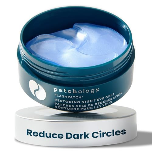 Patchology Restoring Night Under Eye Patches for Dark Circles & Puffy Eyes - Anti-Aging undereye Patch with Retinol, Reduces Eye Bags, Puffiness, & Wrinkles - Ultimate Skincare Solution (15 Pairs) | Amazon (US)