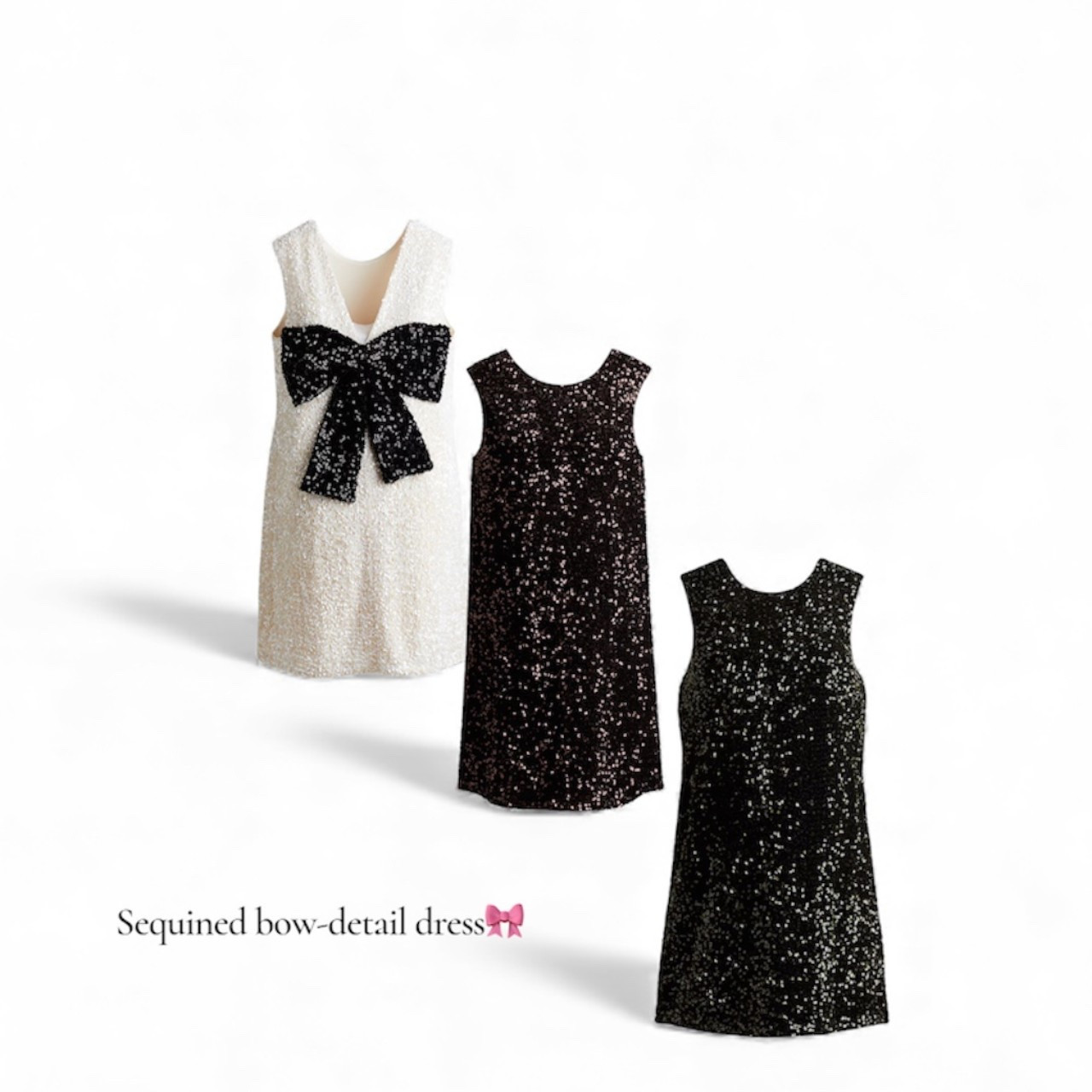 Sequined bow-detail dress from H&M😍

#LTKfestive #LTKuk #LTKdatenight