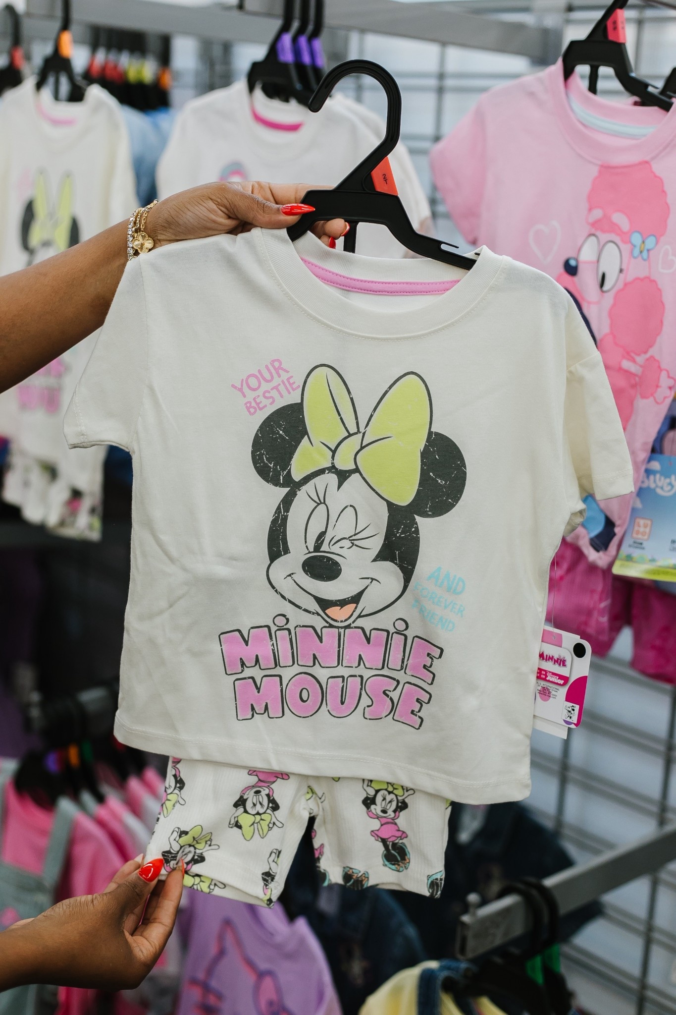 Can we talk about how cute this little Minnie Mouse set is?! 💕 The colors, the retro vibe, the tiny matching shorts—I can’t! Perfect for playdates, lounging, or a Disney day. Walmart really stays stocked with the sweetest pieces for the littles 🥹🎀

#WalmartFinds #MinnieMouseMagic #GirlMomStyle #LTKBaby #PlaydateReady #DisneyCutie #ToddlerStyle