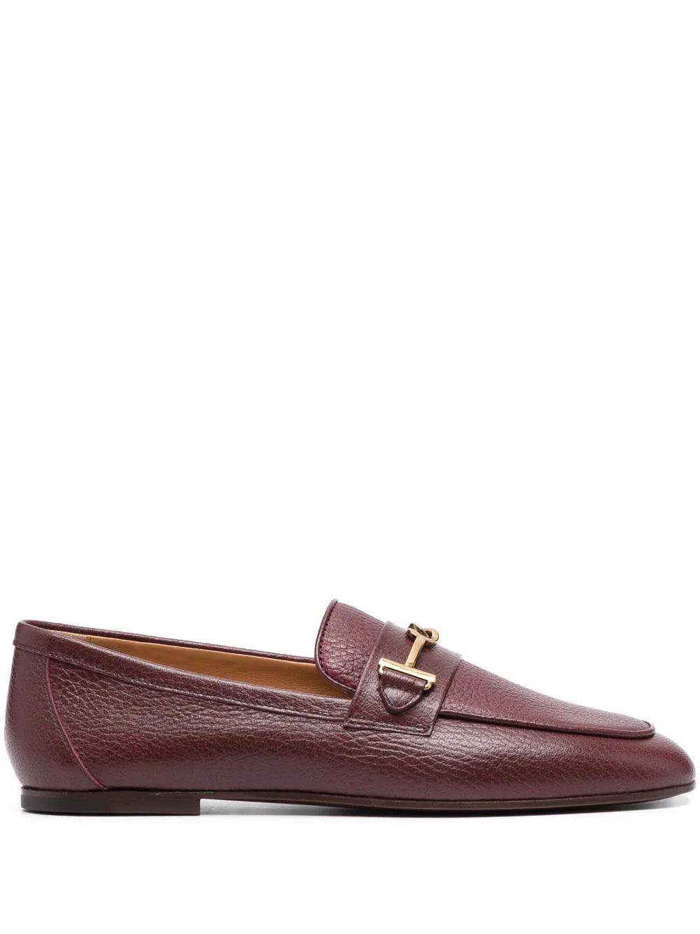 logo-detail leather loafers | Farfetch Global