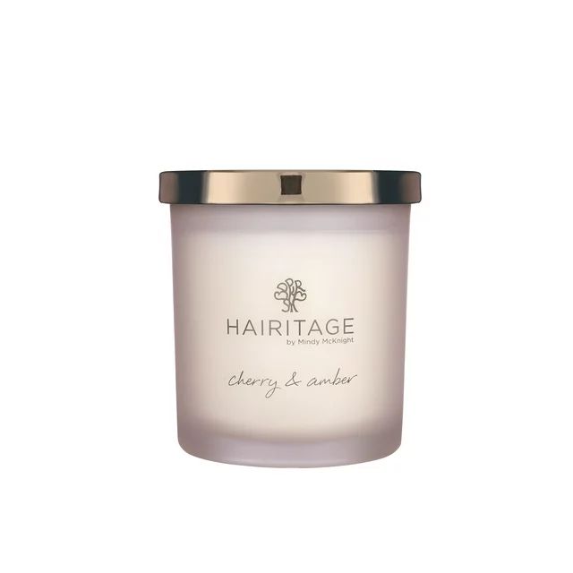 Hairitage Light Me Up Cherry & Amber Scented Candle | Cotton Wick & Soy Wax Blend, 7 oz. | Walmart (US)