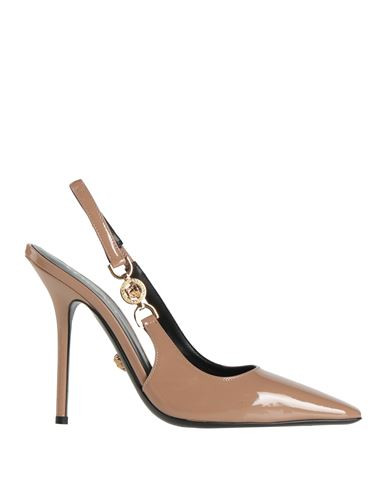 Versace Woman Pumps Light brown Size 6 Calfskin | YOOX (US)