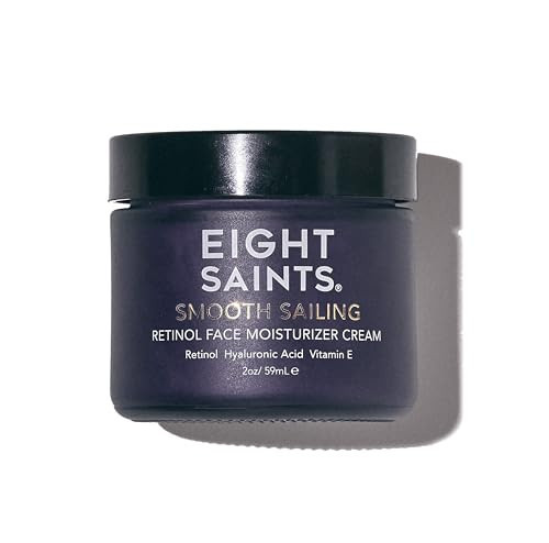 Eight Saints Retinol Facial Moisturizer Cream, For Firming Face, Neck & Eye Wrinkles and Lines, Deep Hydrating Lotion, Fragrance-Free, 2 Ounces | Amazon (US)