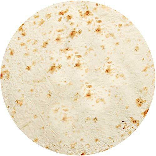 hatisan 59 Inch Giant Burrito Tortilla Blanket, Funny Blankets Tortilla Blanket Adult Size for Adult Kids, Kids Throw Blanket Food Blankets for Travel Home | Amazon (US)