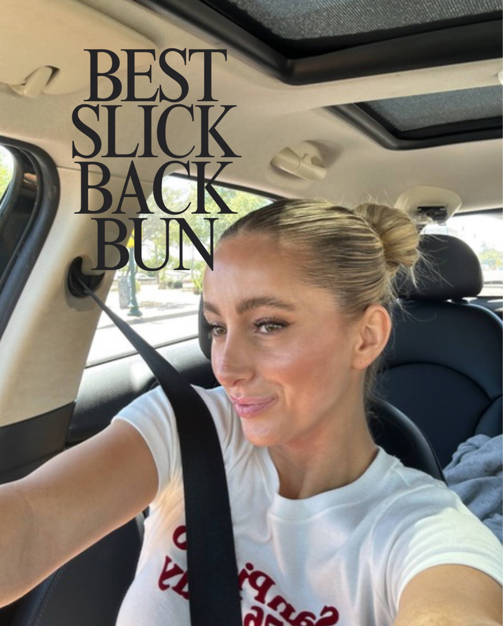 BEST slicked back bun products to use!