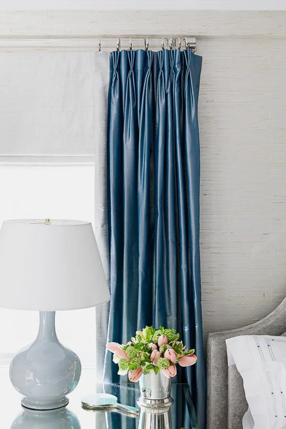 Lucite Curtain Rod - Custom (polished brass, satin brass or nickel)  1.5" DIA (35"  -114" ) - cur... | Etsy (US)