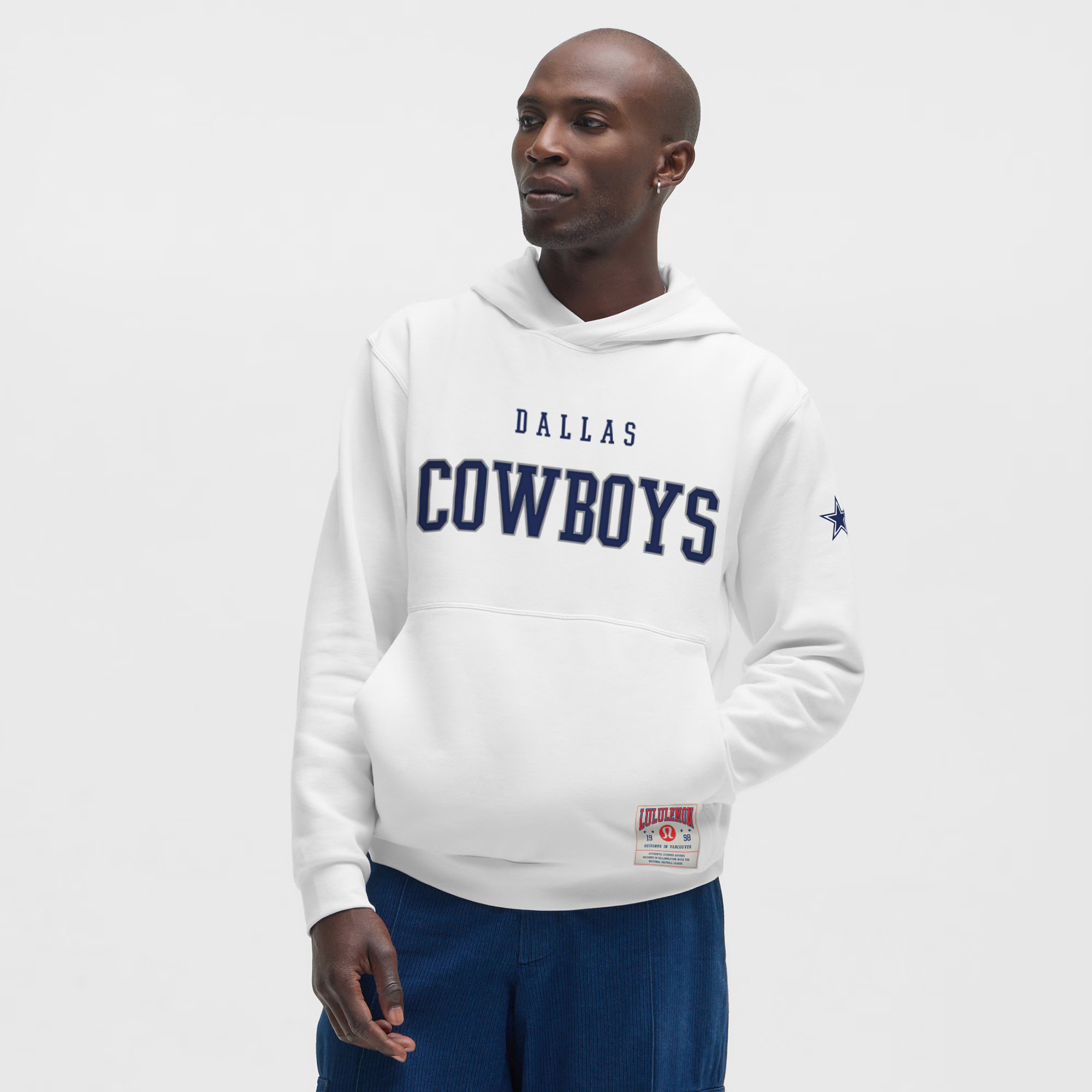 Dallas Cowboys lululemon Steady State Pullover Hoodie - White | Fanatics