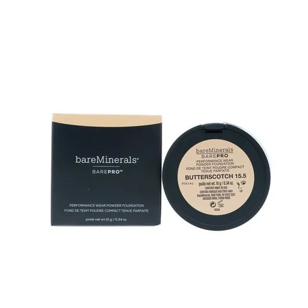 Bare Minerals Bare Pro Performance Wear Powder Foundation - Butterscotch, 0.21 oz | Walmart (US)