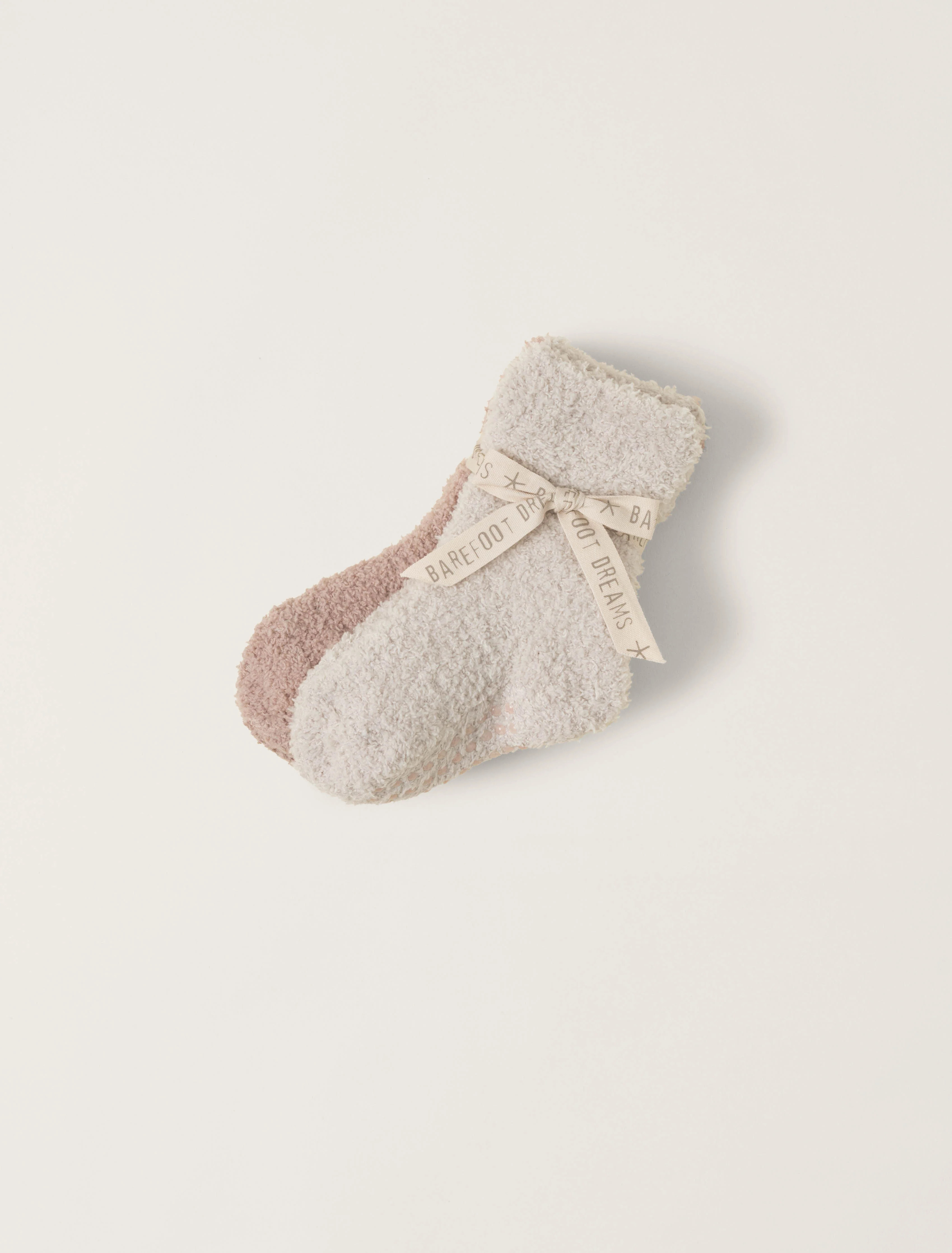CozyChic® Toddler 2 Pack Socks With Grippers | Barefoot Dreams