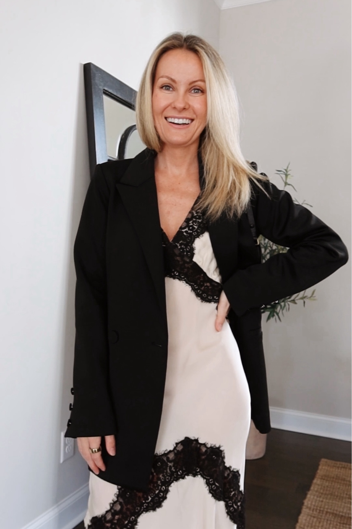 neutral valentines day 

dress: xsmall
blazer: xsmall

#LTKStyleTip