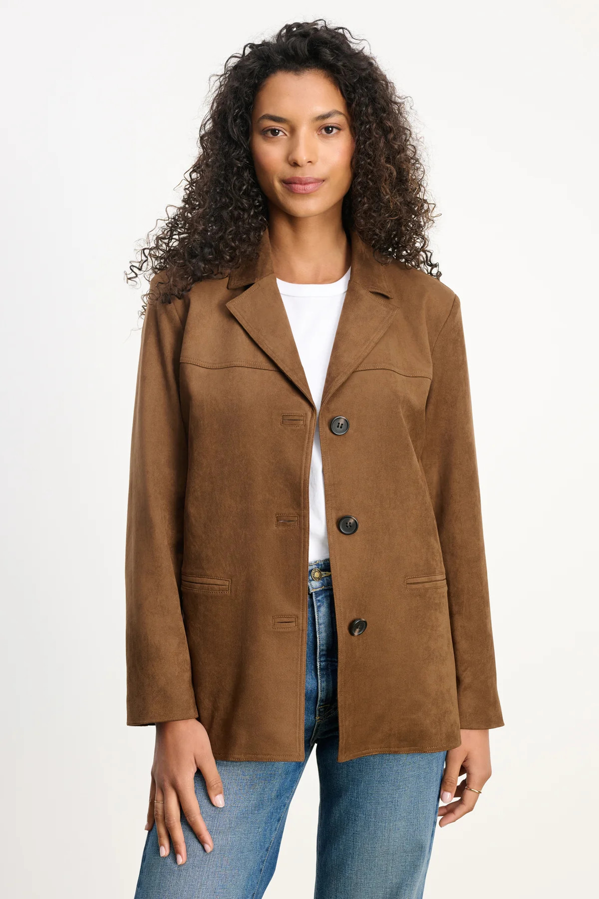 SALIE FAUX SUEDE JACKET | Velvet by Graham & Spencer