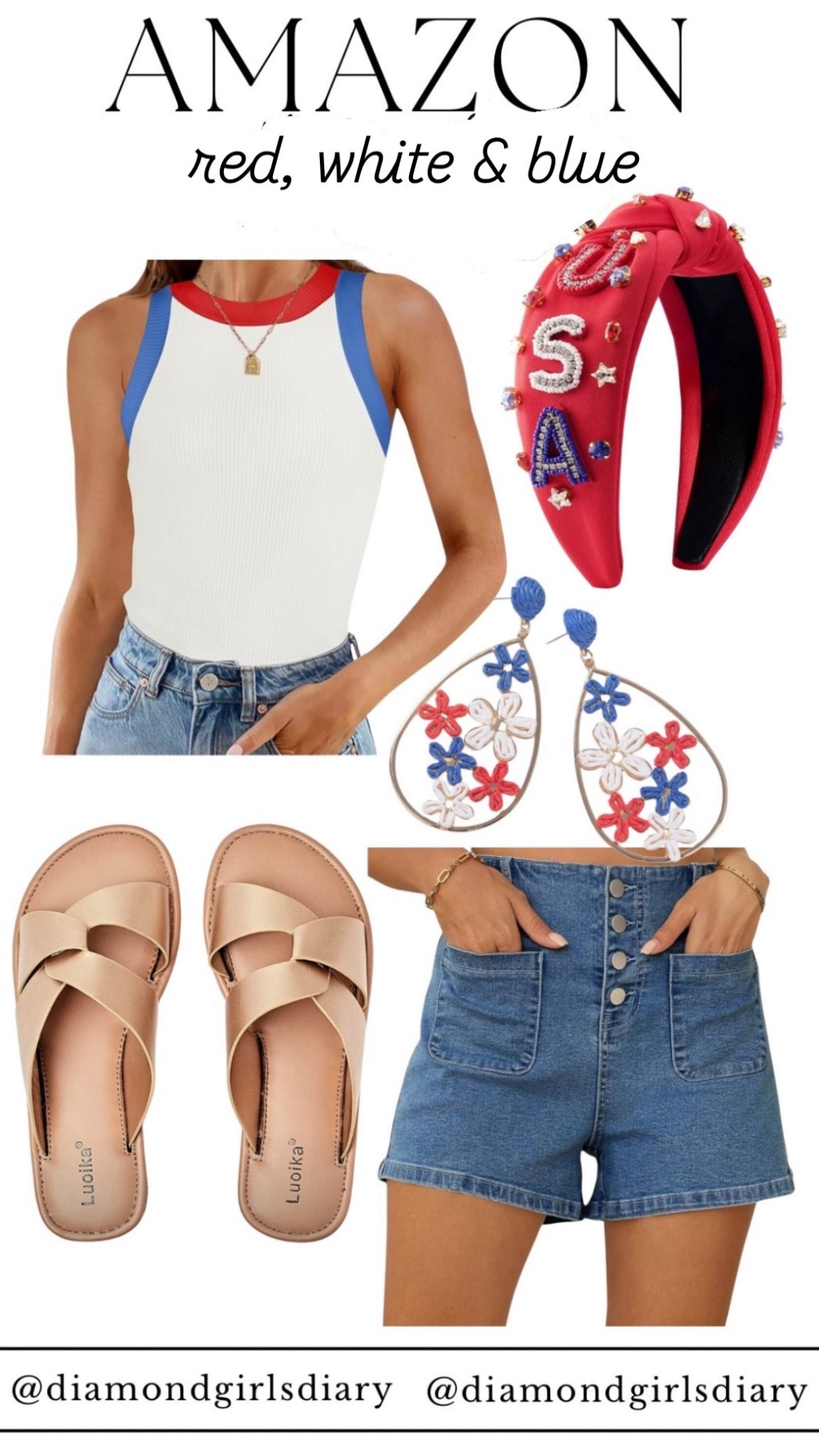 Memorial Day Amazon outfit! 

#LTKOver40 #LTKSeasonal #LTKSaleAlert
