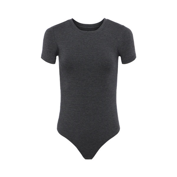 Short Sleeve Crewneck Bodysuit | Nuuds US