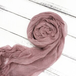 Dusty Mauve Wedding Cheesecloth table runner, Wedding table runner,  Wedding Decor, Rustic Runner... | Etsy (US)