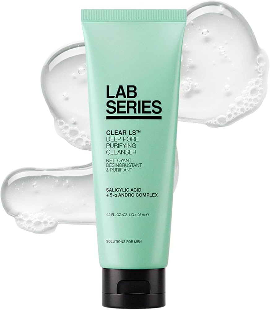 Lab Series Men's Clear LS Deep Pore Purifying Face Wash with Salicylic Acid - Cleanser Suitable f... | Amazon (US)