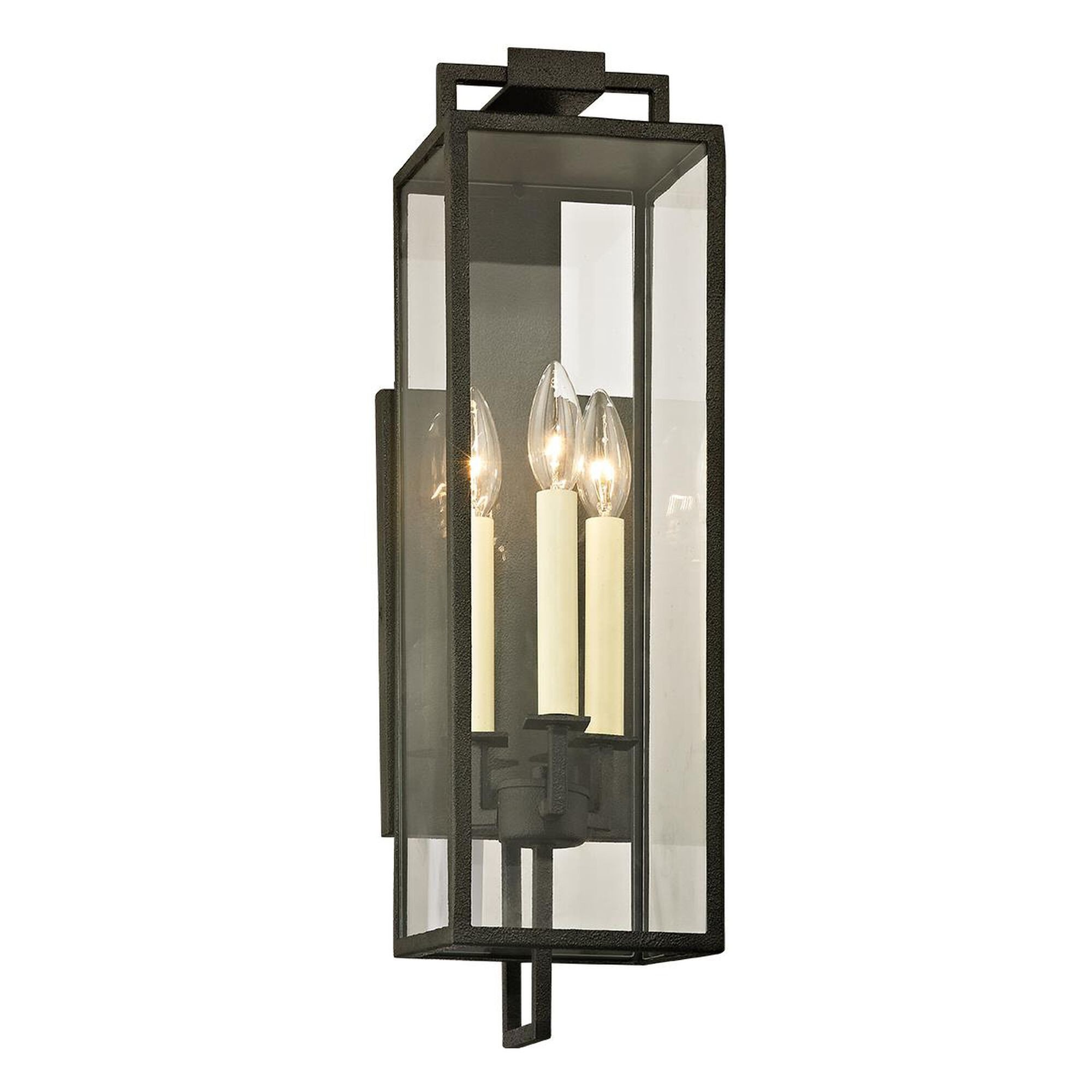 Beckham 21 Inch Tall 3 Light Outdoor Wall Light by Troy Lighting | 1800 Lighting