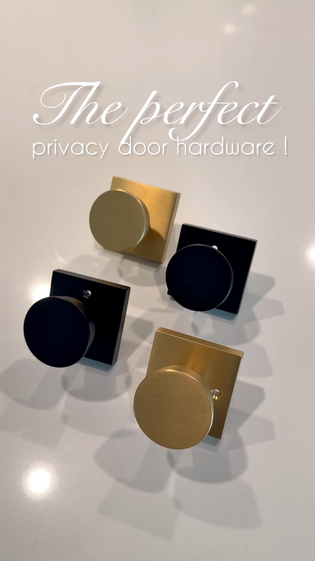 Aesthetically pleasing door hardware !

#LTKHome