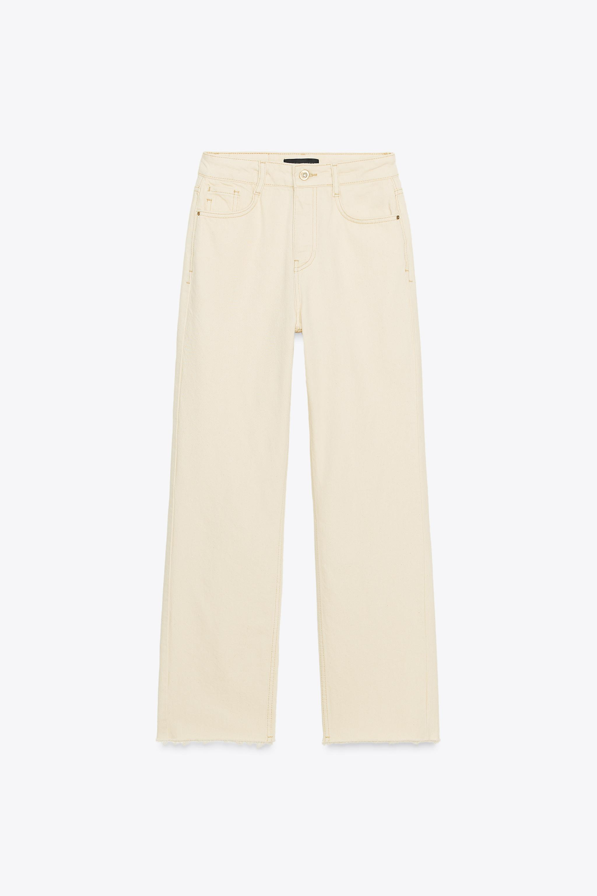 Z.02 STRAIGHT HIGH-WAIST ANKLE JEANS | Zara US