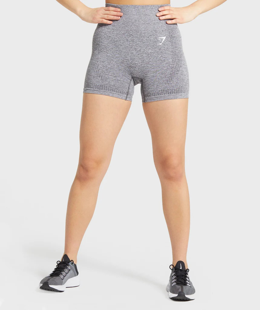 Gymshark Vital Seamless Shorts - Smokey Grey Marl | Gymshark (Global)