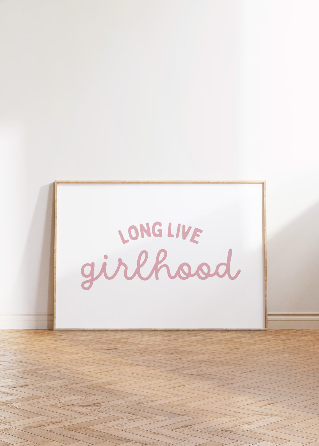 Long Live Girlhood Downloadable Print, Boho Girl Nursery Decor, Boho Girl Room Decor, Play Room W... | Etsy (US)
