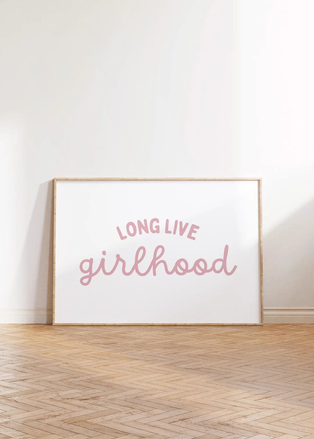 Long Live Girlhood Downloadable Print, Boho Girl Nursery Decor, Boho Girl Room Decor, Play Room W... | Etsy (US)
