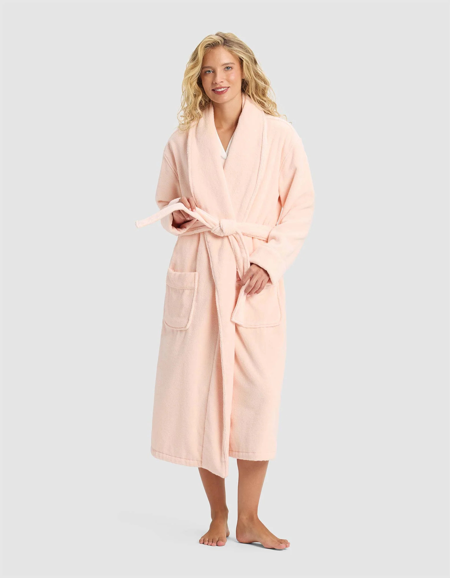 Luxe Bath Robe in Blossom (Size: XS) - Cozy Earth | Cozy Earth