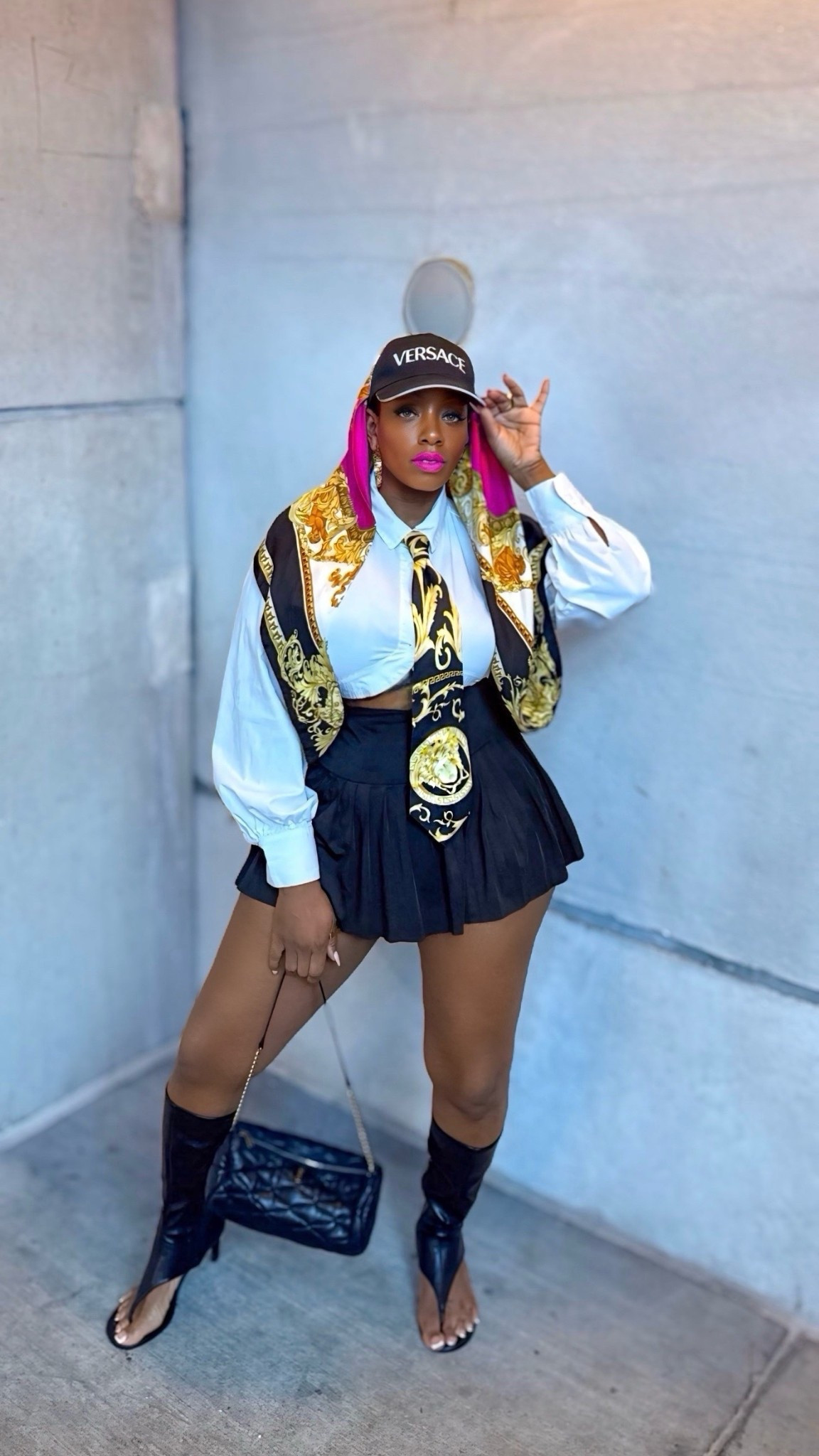 Recreate my Versace look for less! #amazon #plt #lookforless ##ltkstyletip 

#LTKootd #LTKSaleAlert #LTKgrwm