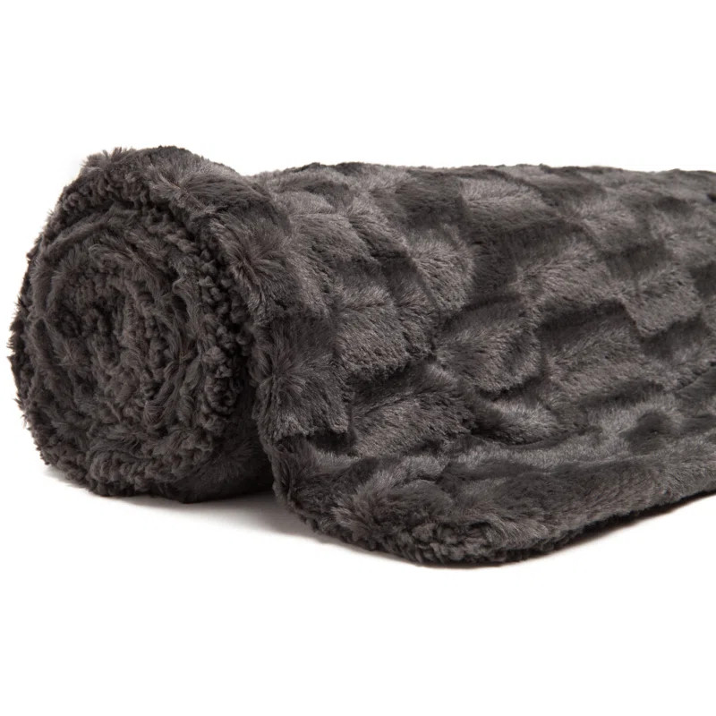 Britten Sherpa Faux Fur Throw | Wayfair North America
