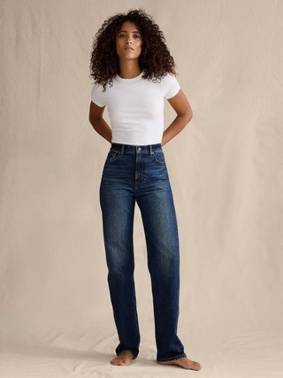 High-Rise 90S Straight Jean | Banana Republic (US)