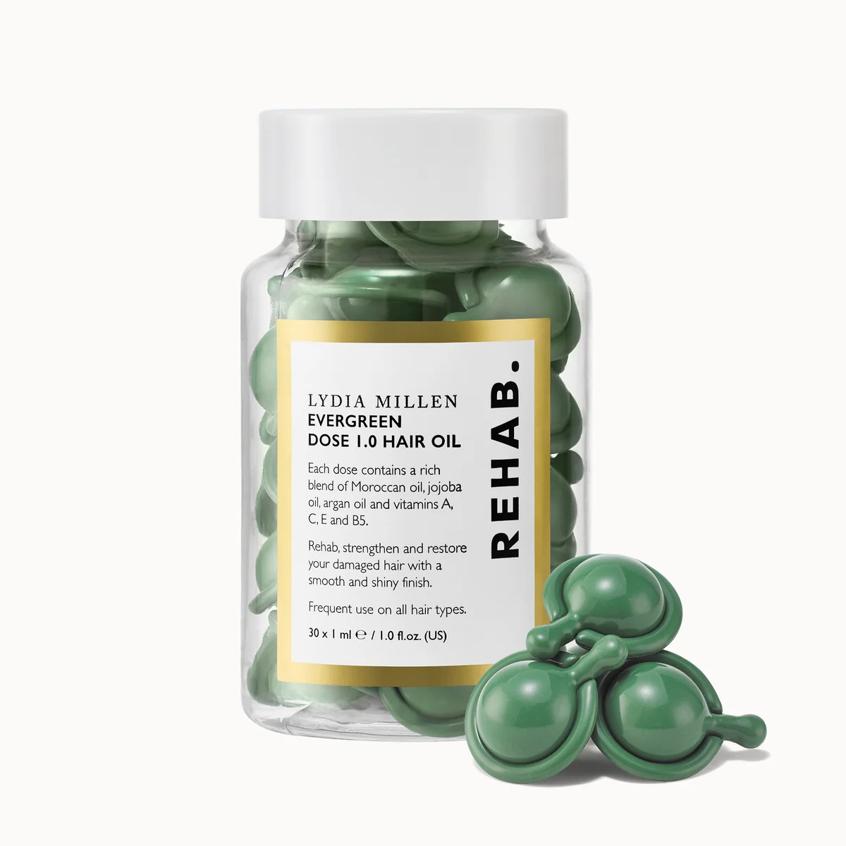 REHAB. Lydia Millen Evergreen Dose 1.0 Hair Oil | REHAB Your Hair